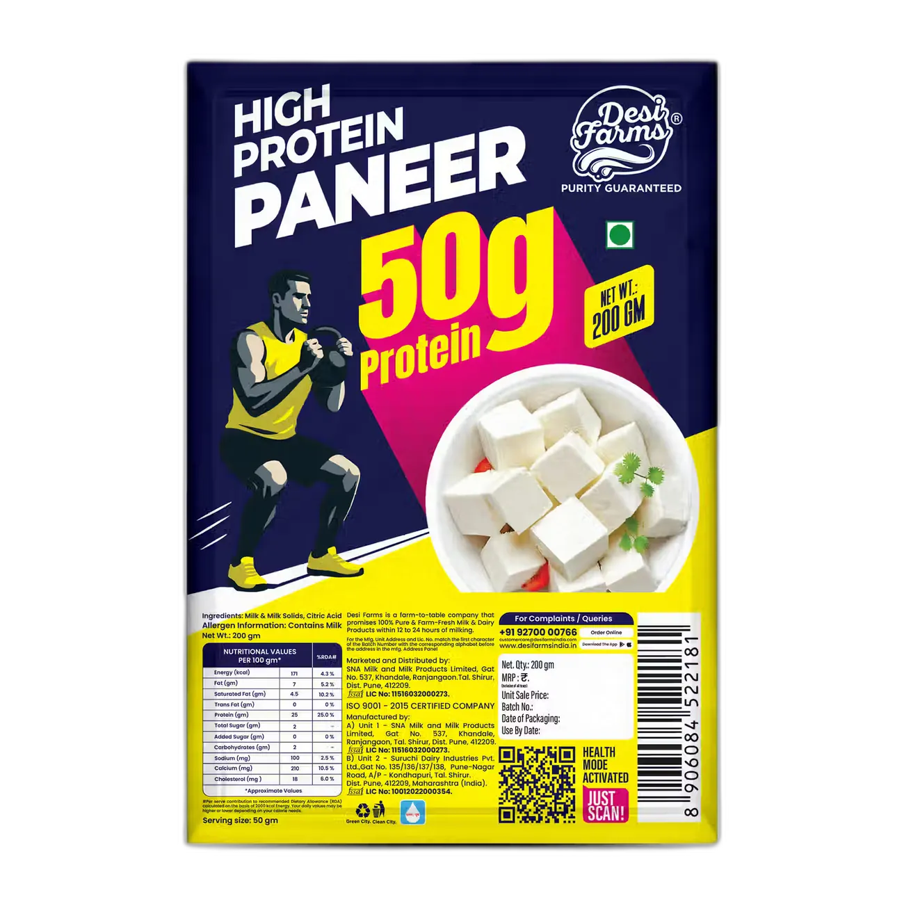 High Protein Paneer