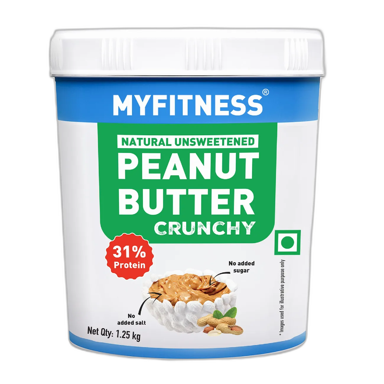 Natural Unsweetened Peanut Butter Crunchy