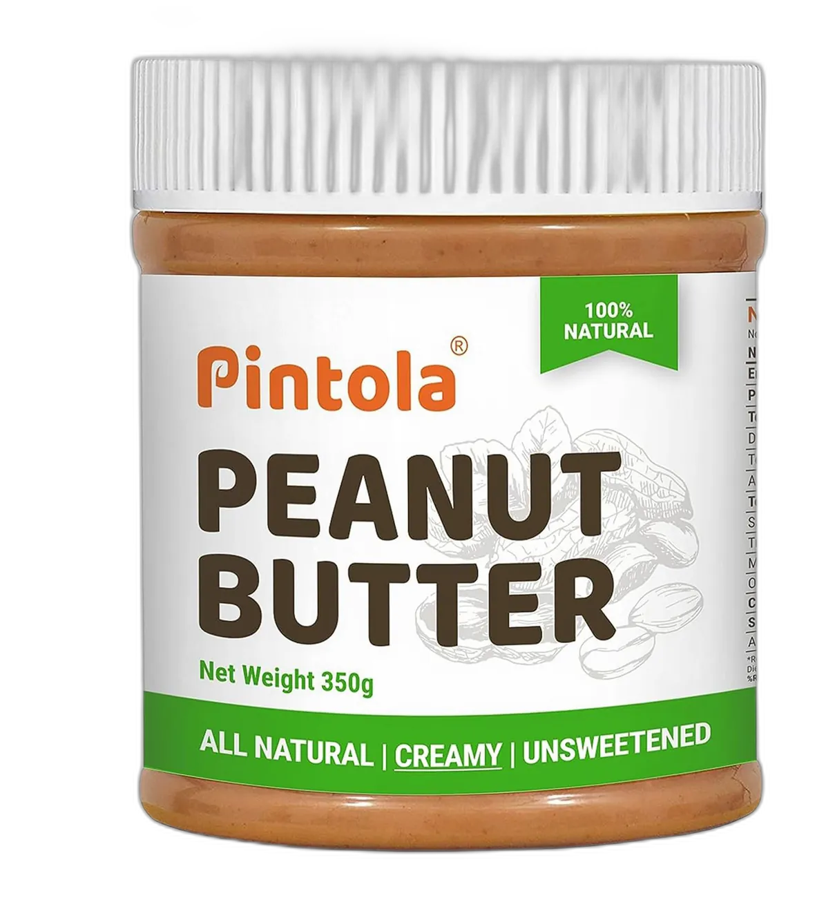 All Natural Peanut Butter Crunchy